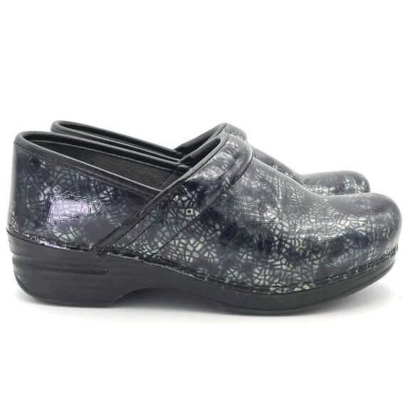 Dansko Professional Clogs Metallic Iridescent Snakeskin Print Size 37 | 6.5-7 - Picture 8 of 16